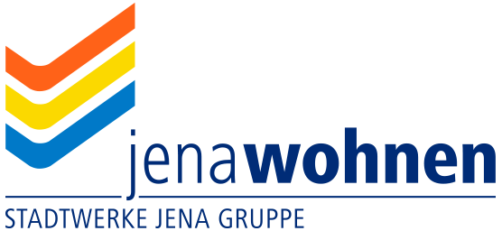 Logo von jenawohnen, einem Unternehmen der Stadtwerke Jena Gruppe.